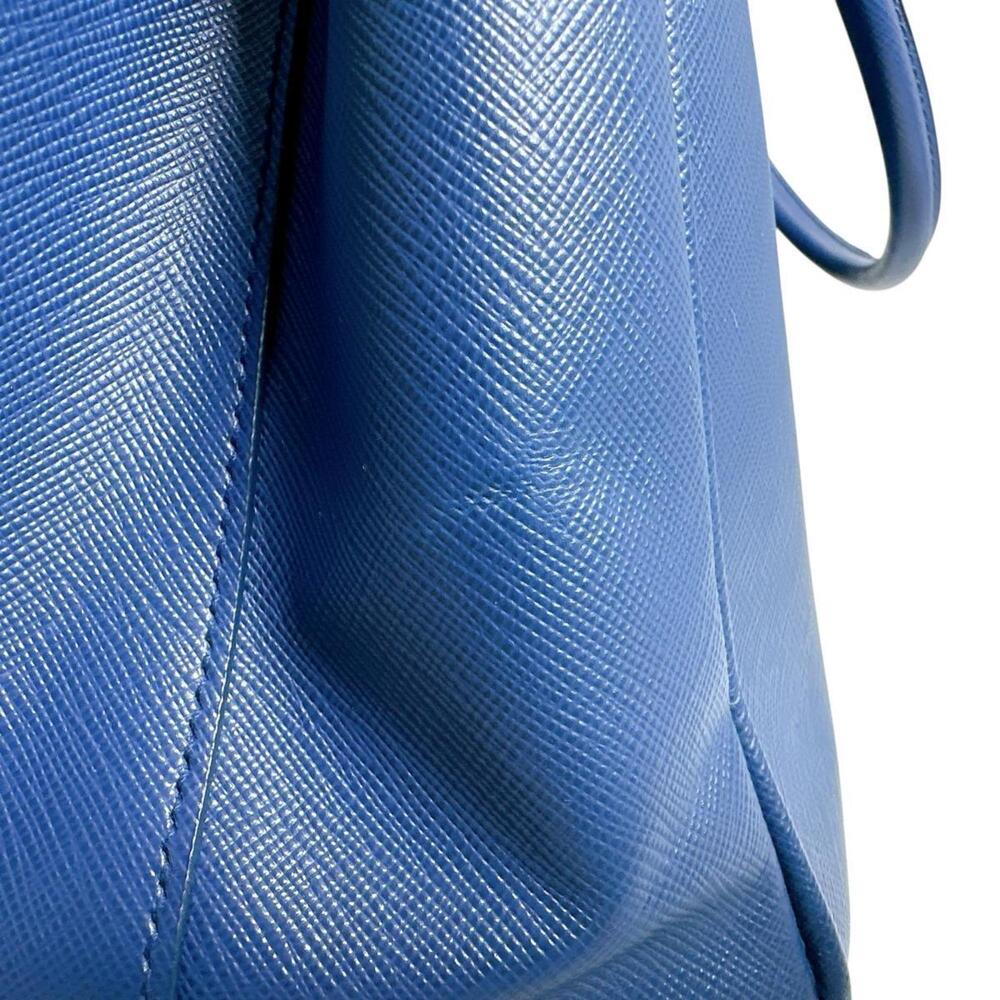PRADA Blue Leather Shoulder Bag - Picture 14 of 16